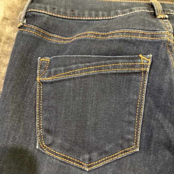 Express Jeans Women's Skinny Mid Rise Stretch Denim Blue Dark Wash Size 2S - Picture 14 of 16